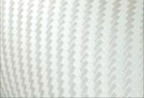 3D Kolfibervinyl Vit Metervara