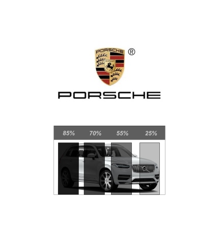 Frdigskuren Avtagbar Solfilm - PORSCHE