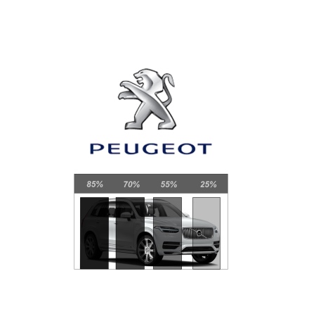 Frdigskuren Avtagbar Solfilm - PEUGEOT