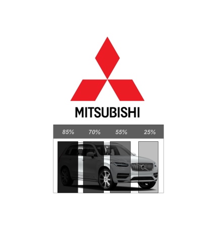 Frdigskuren Avtagbar Solfilm - MITSUBISHI